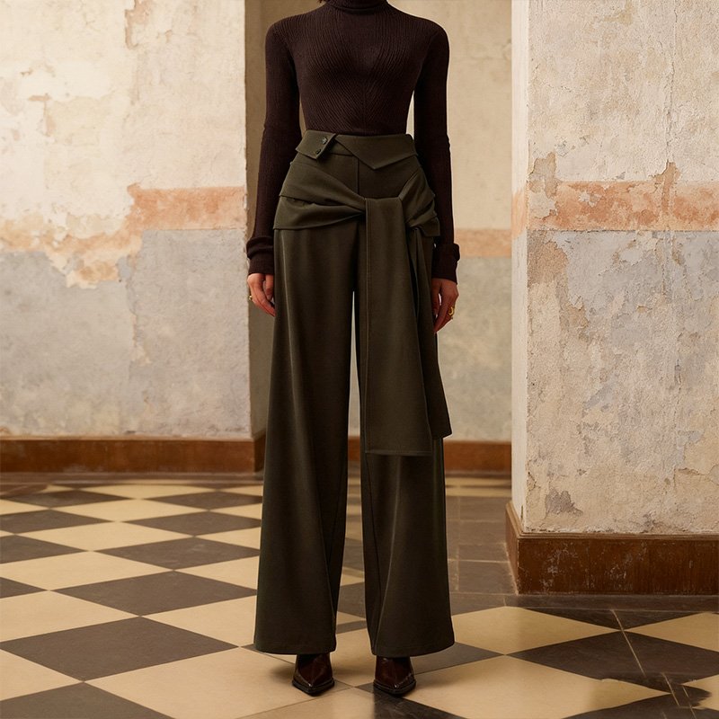 Mid-Waist Pants