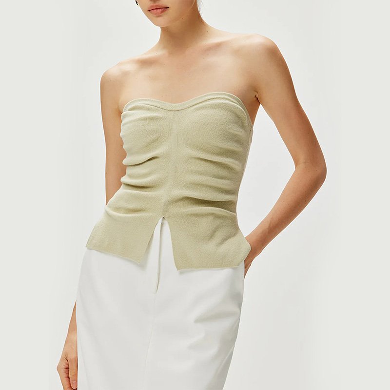 Strapless Sweater Vest-5