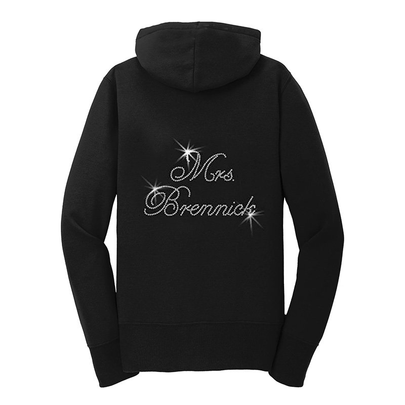 Customized Rhinestone Hoodies