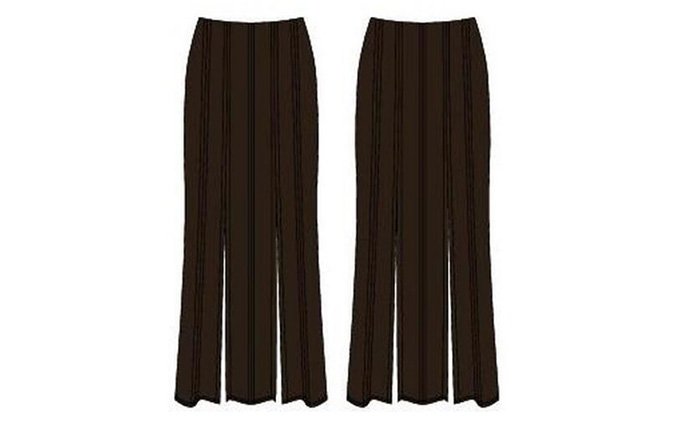 Seam Detail Satin Midi Skirt