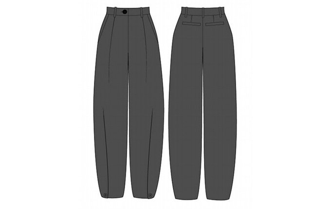 Cropped Suit Pants
