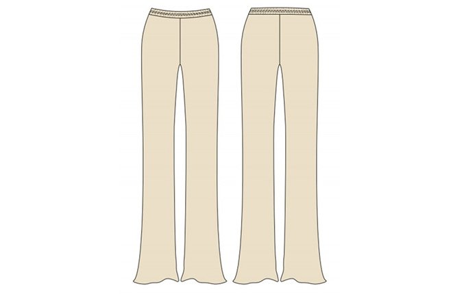 Linen Blend Loose High Waist Pants