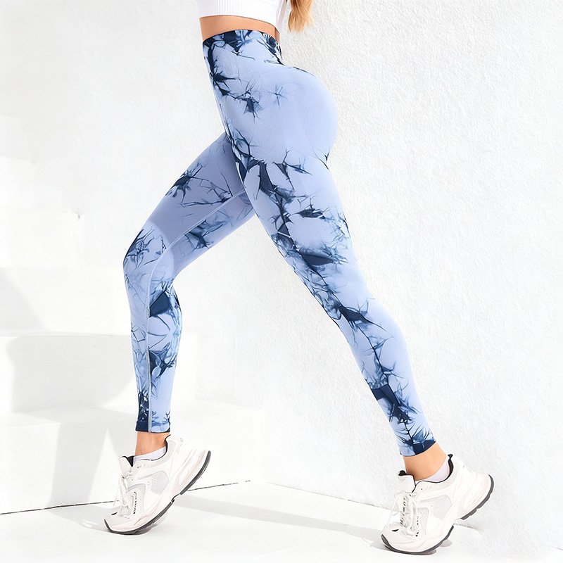 Tie-Dye High Waist Seamless Sports Yoga Leggings
