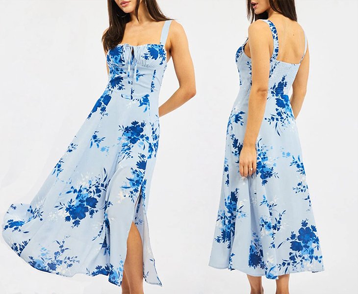 Custom Women Midi Dress as Your Inquiry