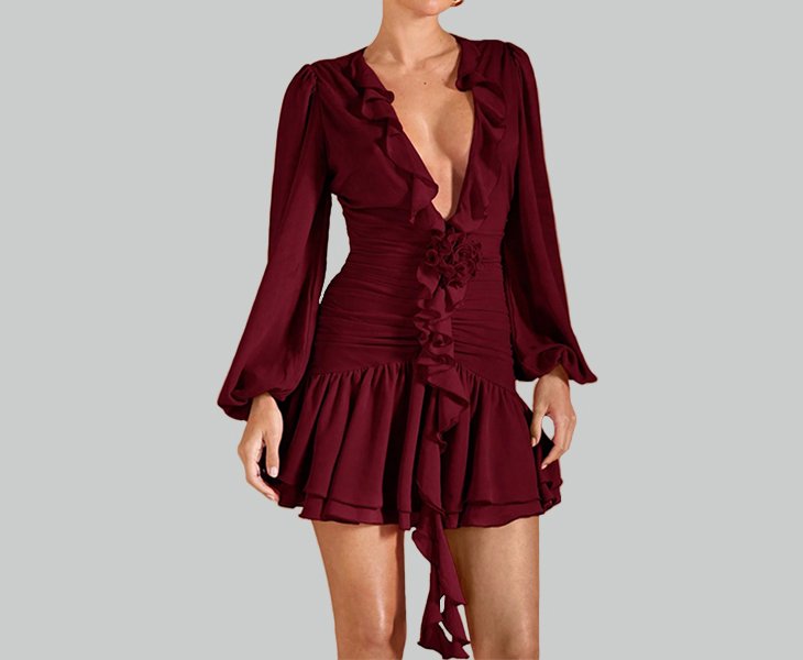 One Stop Service To Custom Long Sleeve Dress