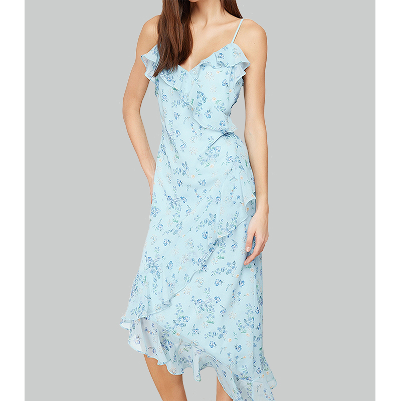 Chiffon Midi Dress