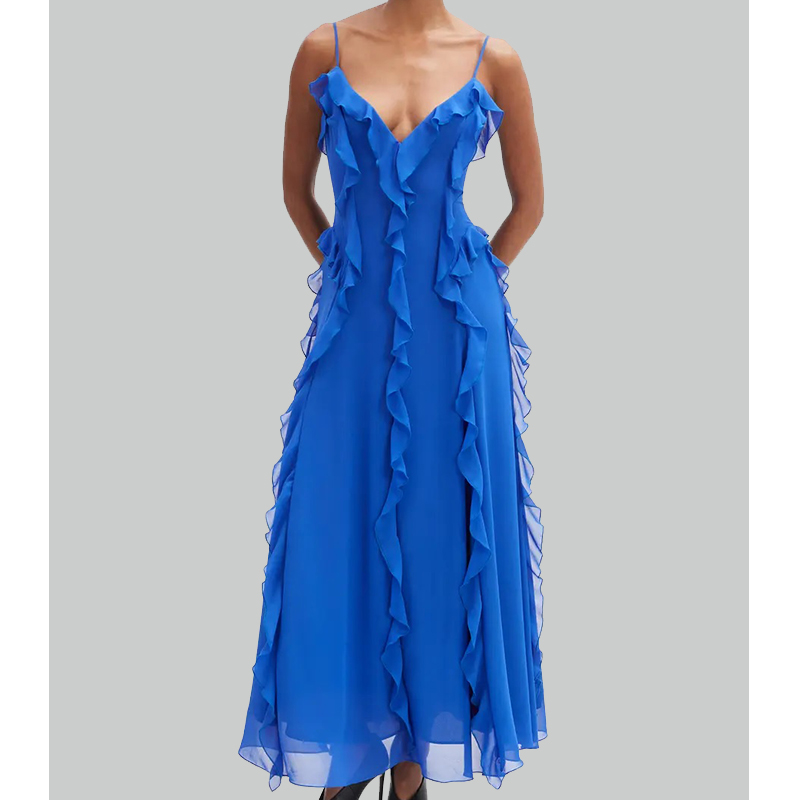 Full-Service Design & Production for Custom Chiffon Dress