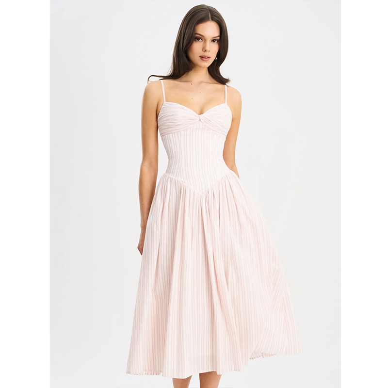 Ruched Midi Dress