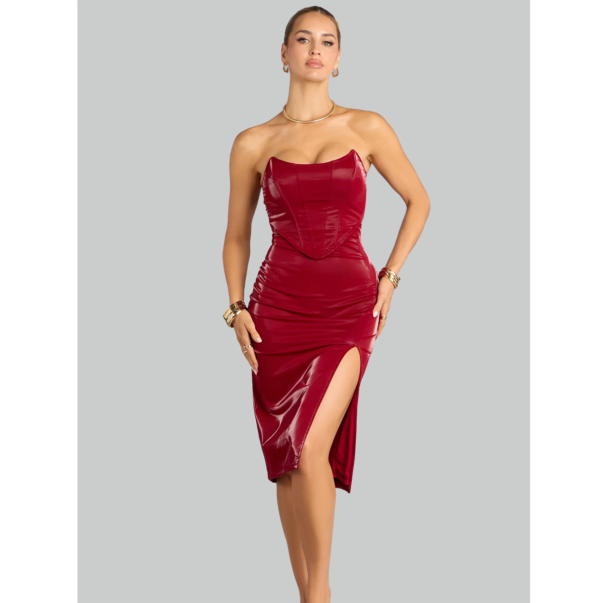 Leather Dress B3-