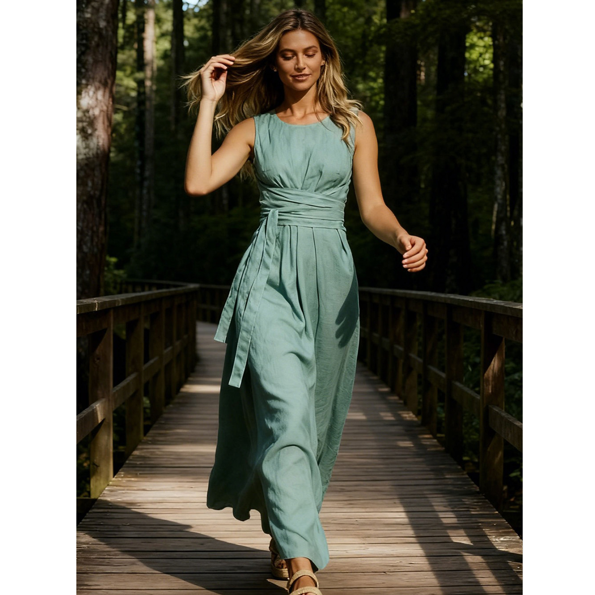 Linen Dress B1-
