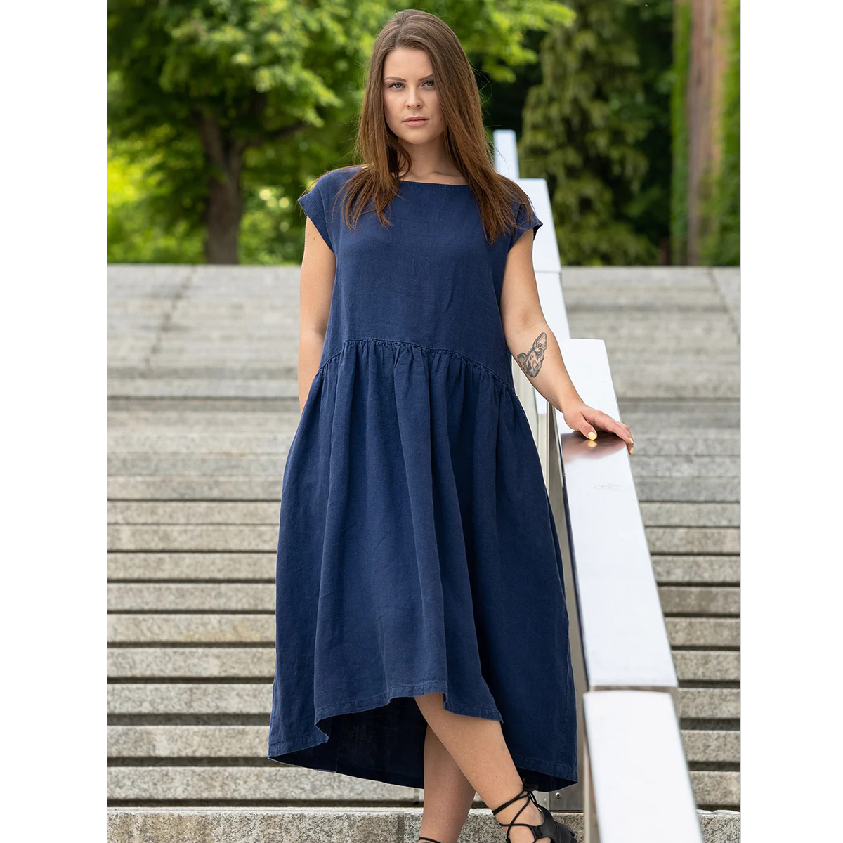 Linen Dress B3-