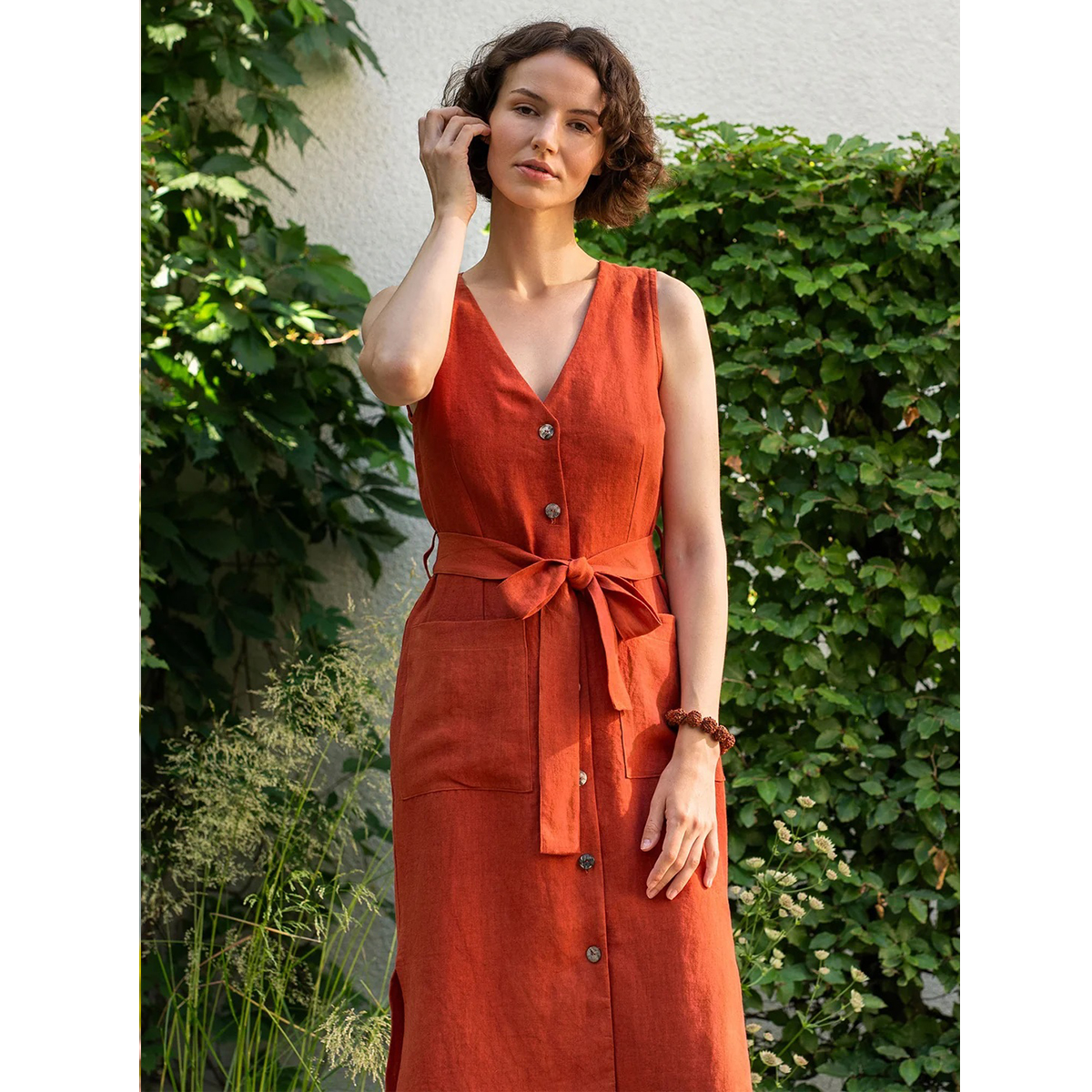 Linen Dress B7-