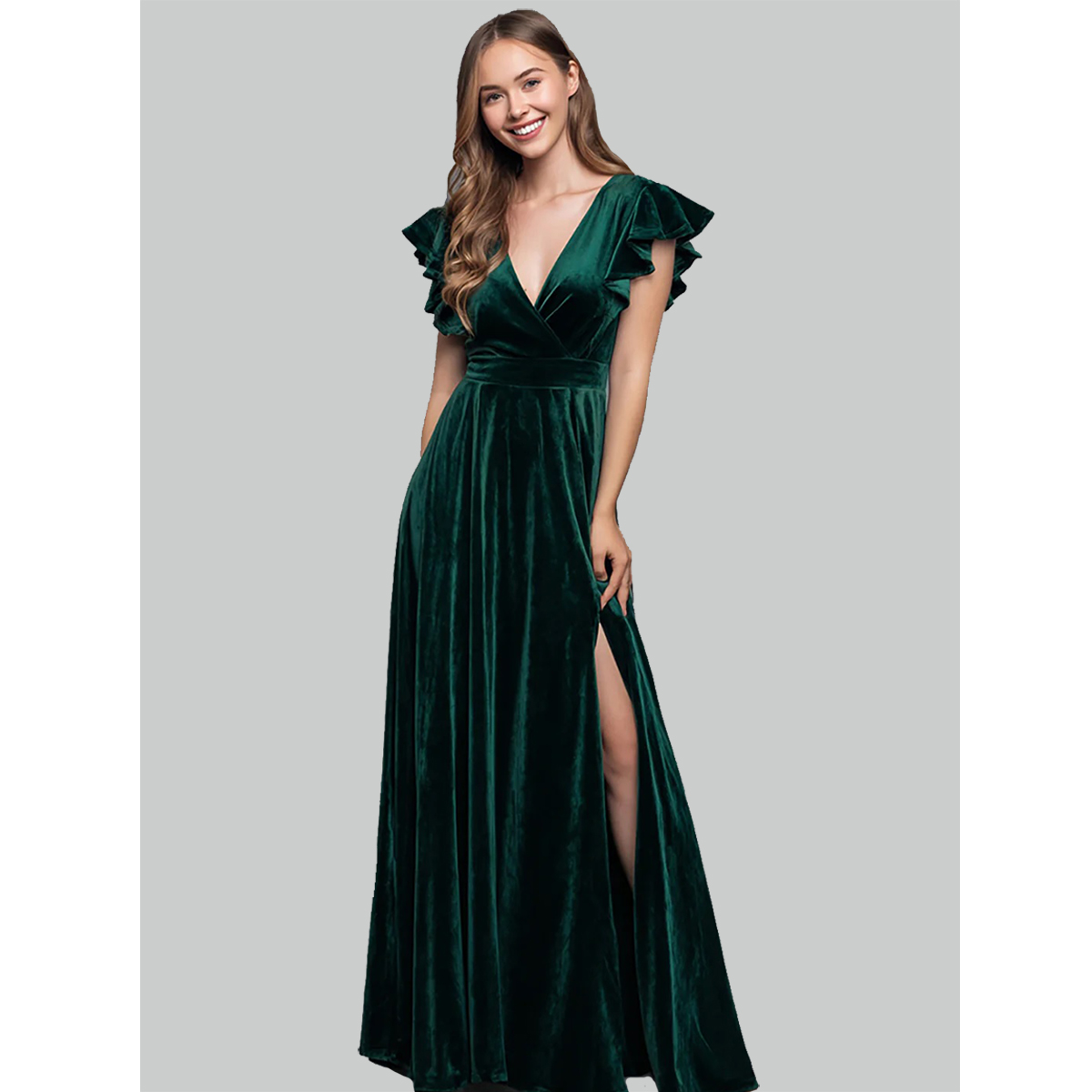 Velvet dress B7-