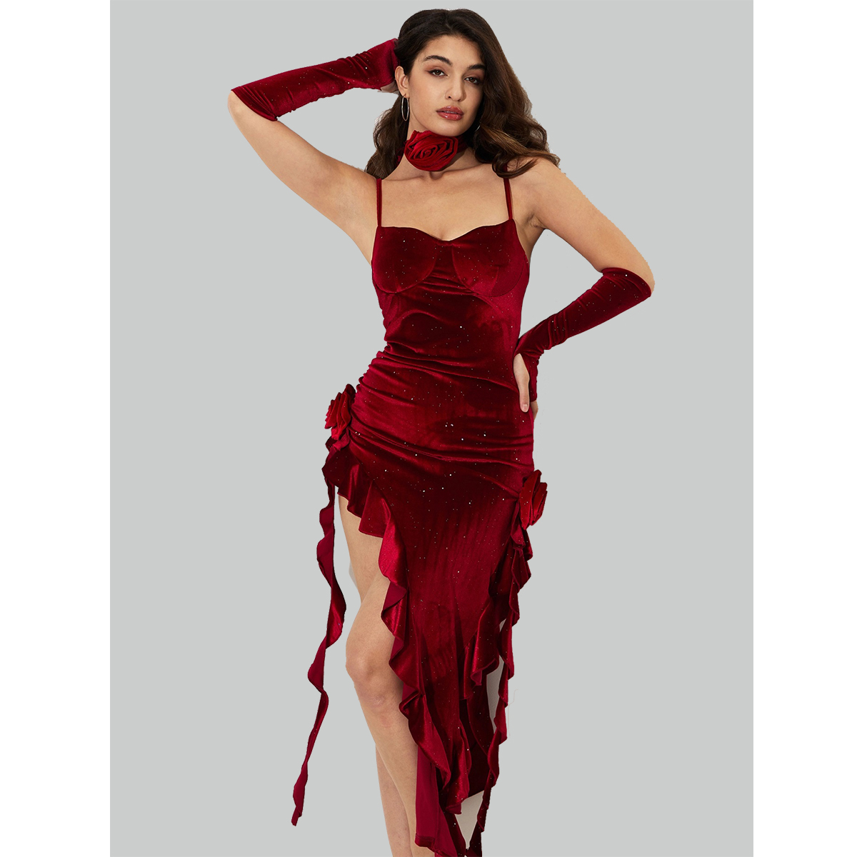 Velvet dress C5-