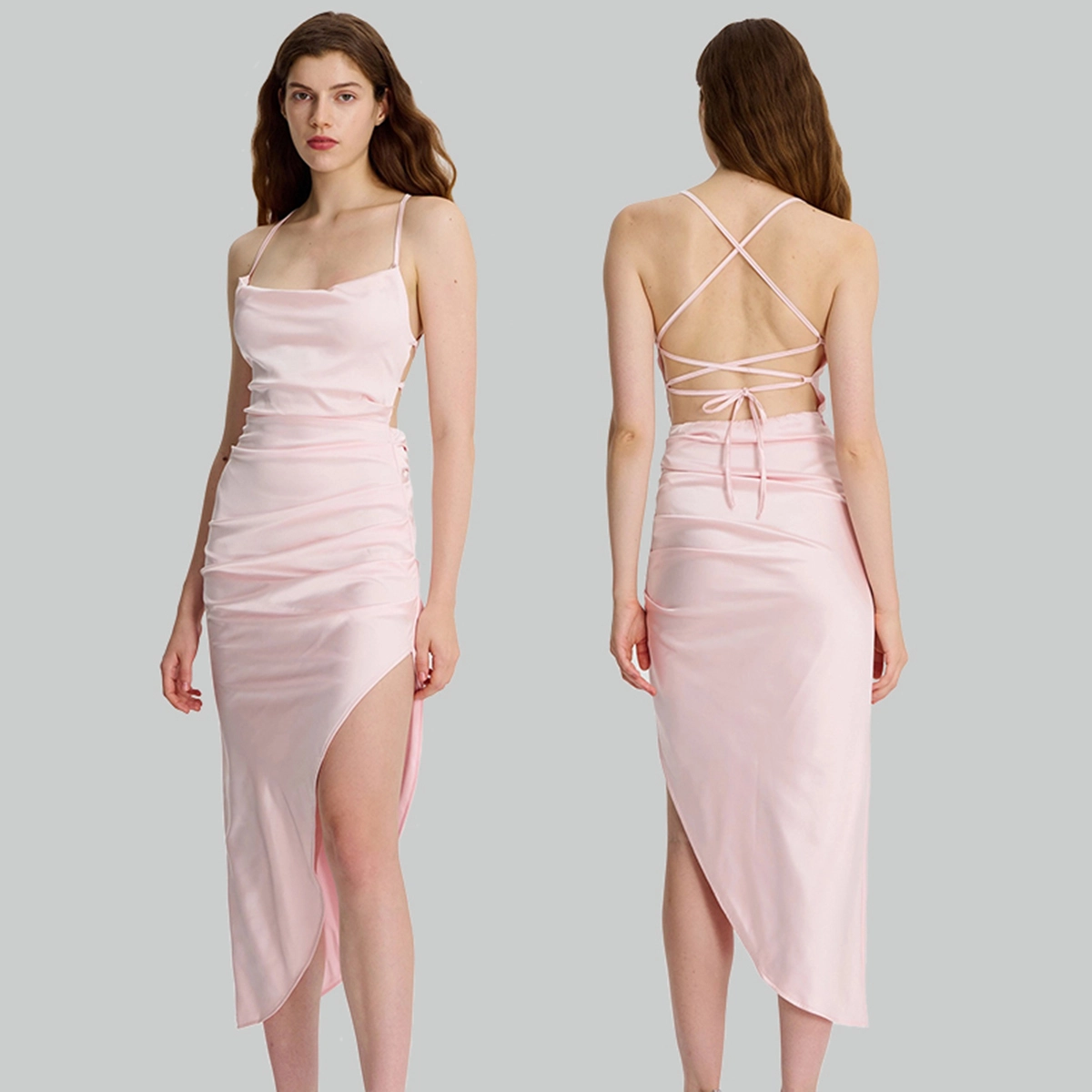 Wholesale custom slip dress manufacturer supporting ODM OEM development and bulk apparel production