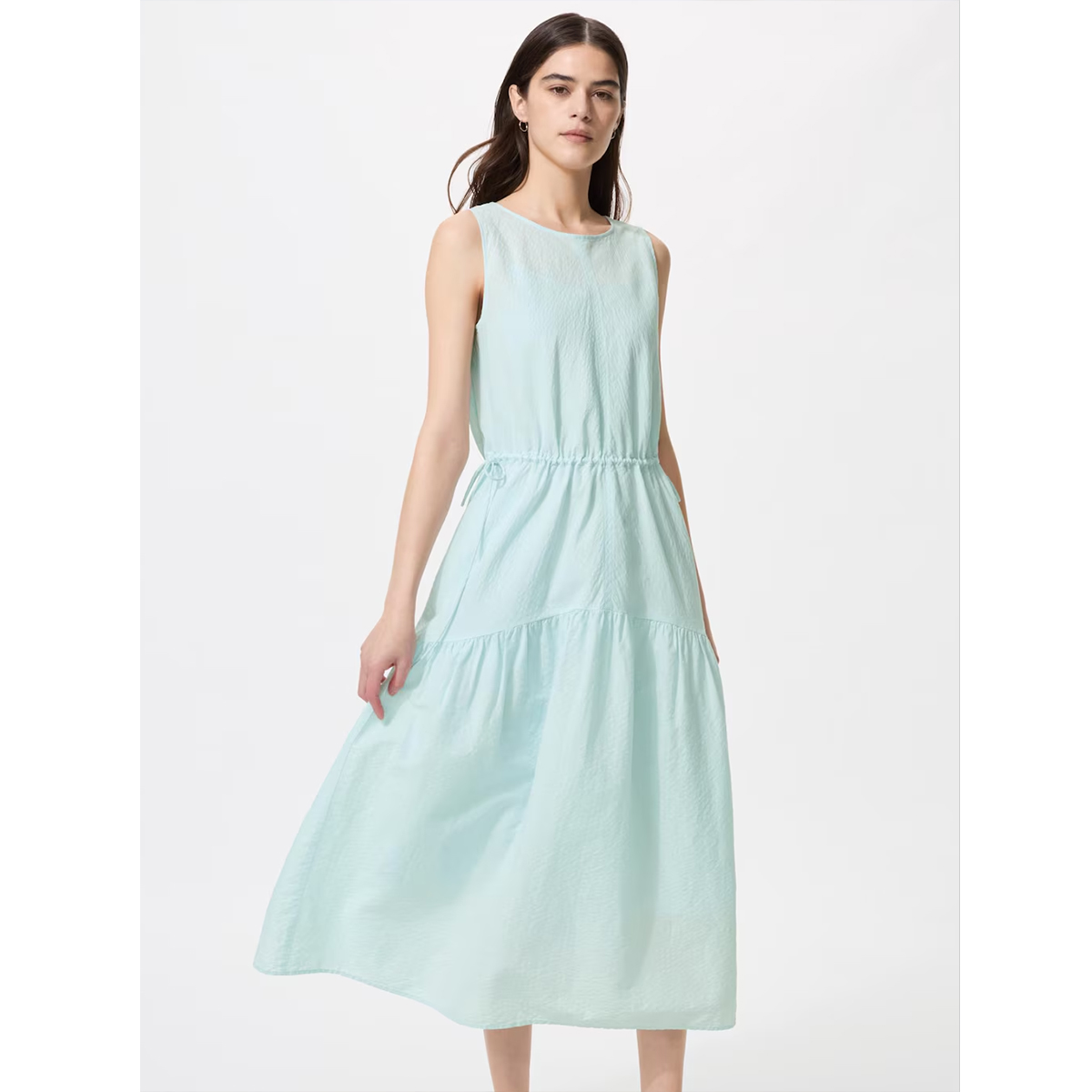 B 1-A117A02 Recycled Linen Blend Dress