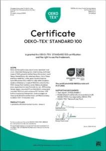 OEKO Certificate