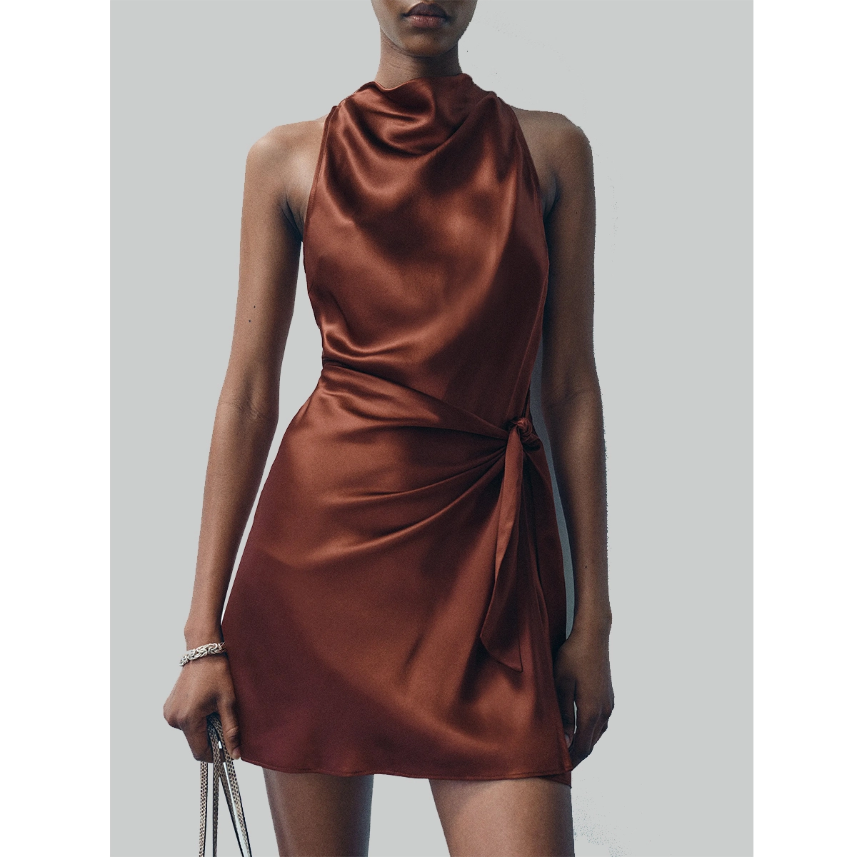 Ruched Mini Dress