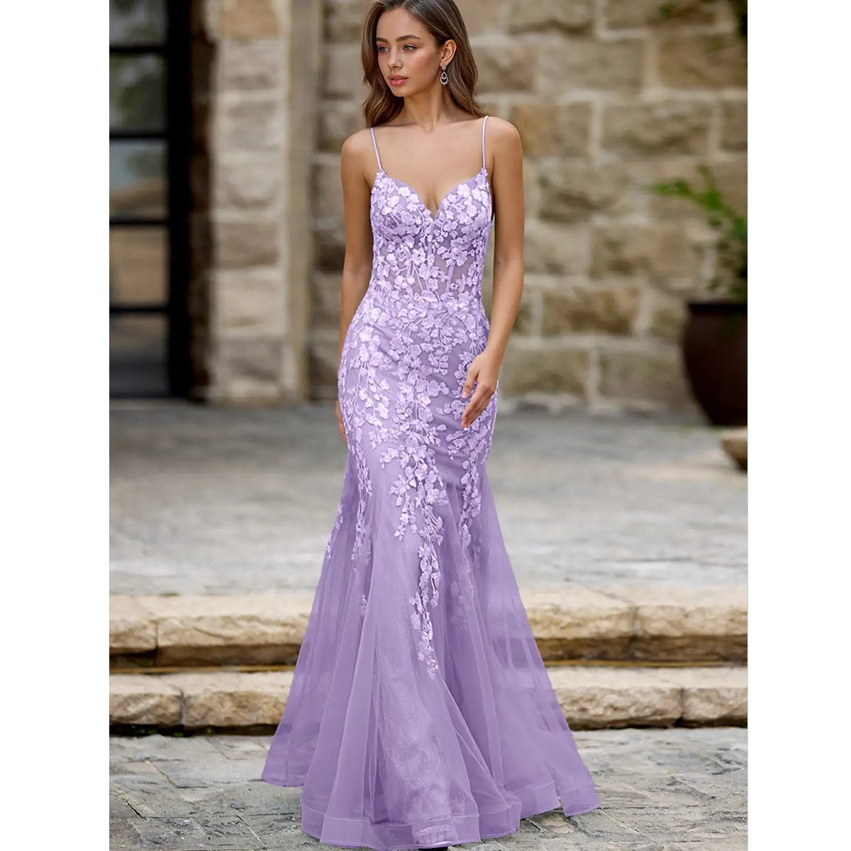 mermaid prom dress