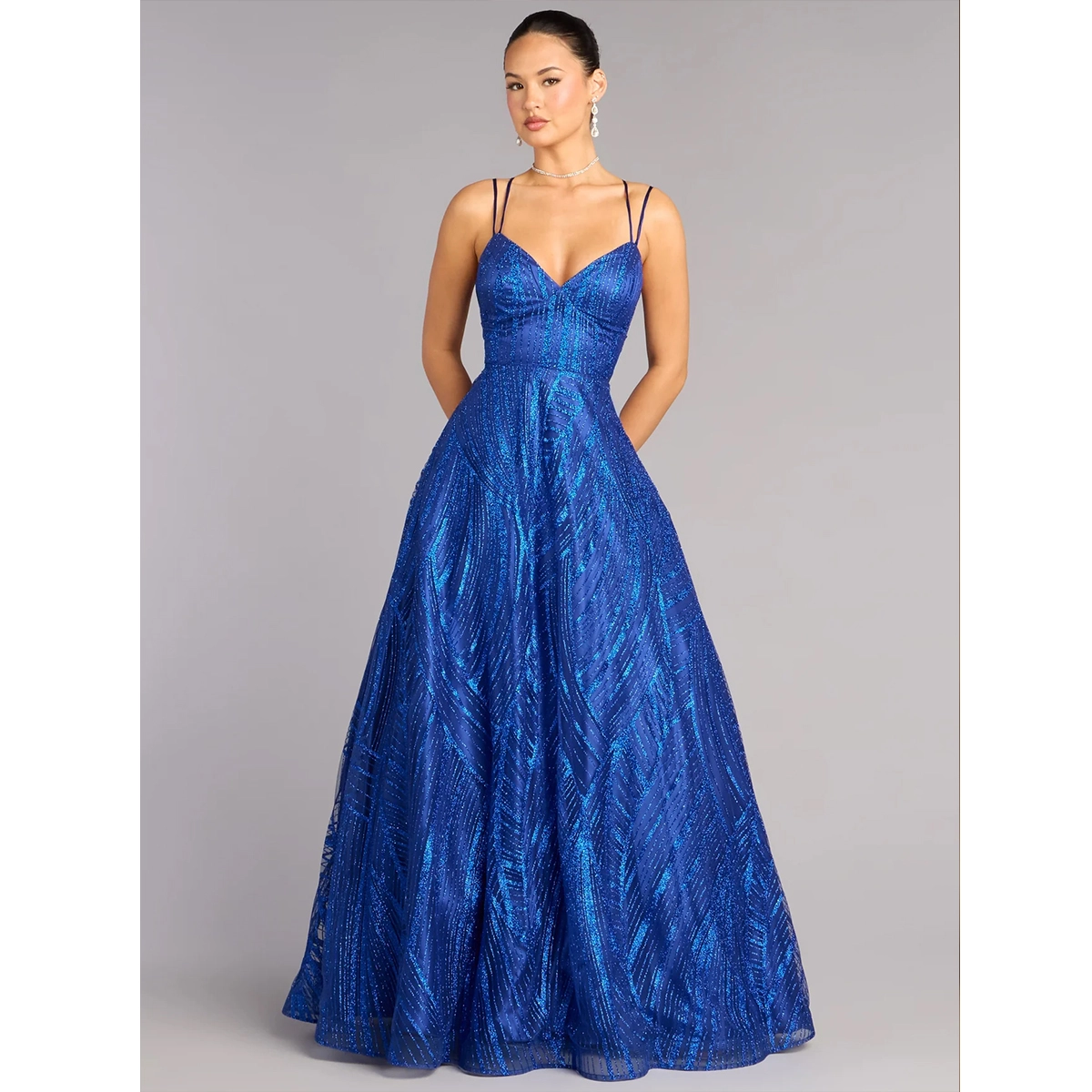 a line prom dress