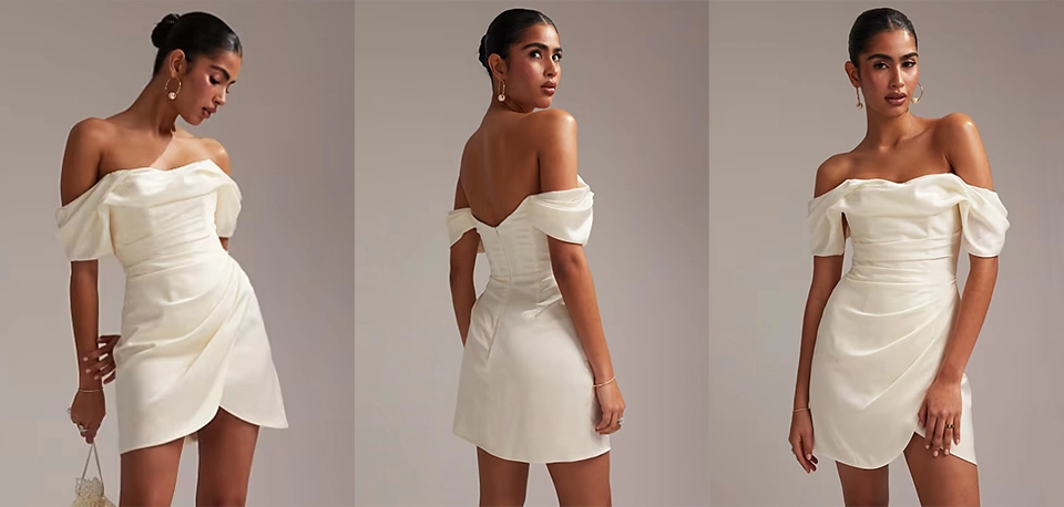 Off-Shoulder-Mini-Dress
