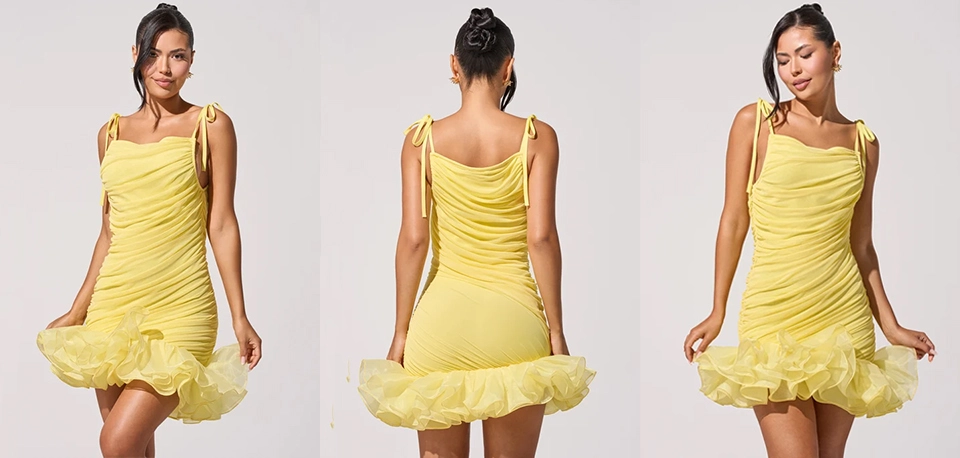 Peplum-Mini-Dress