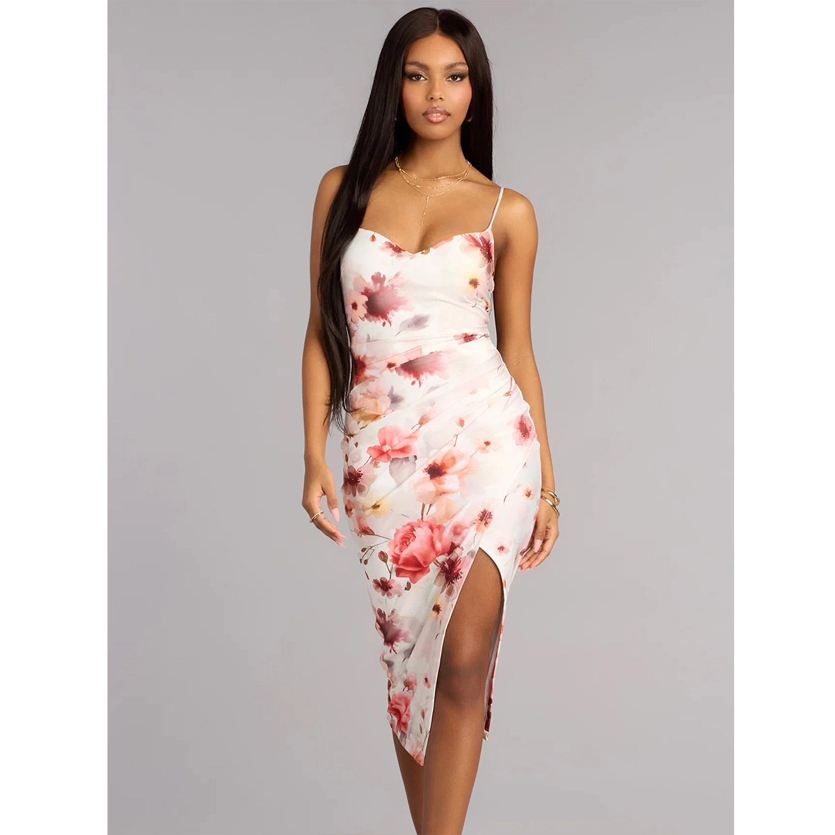 Floral Bodycon Dress
