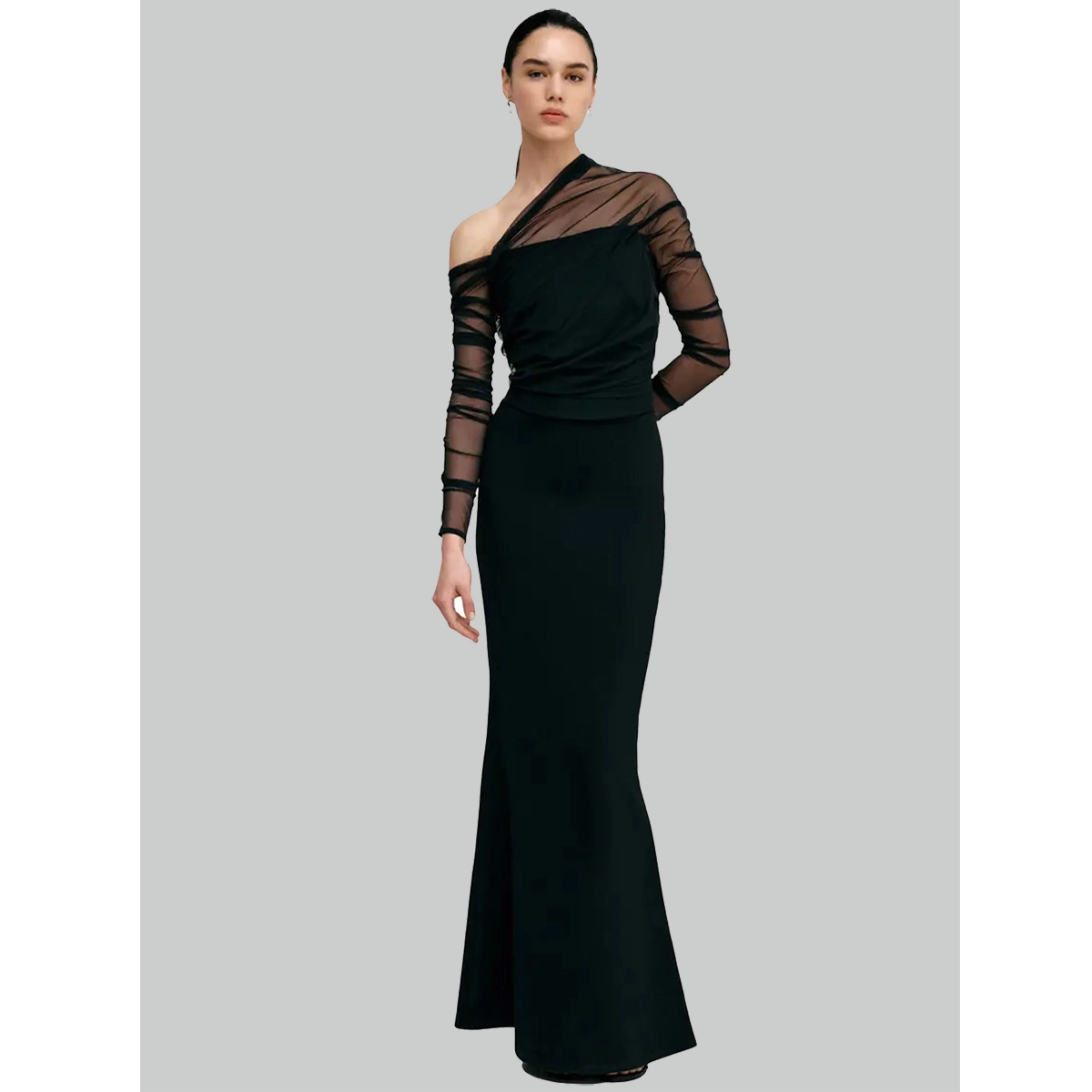 Long Sleeve Formal Dress