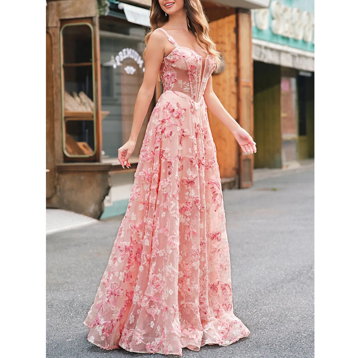 Floral Prom Dress