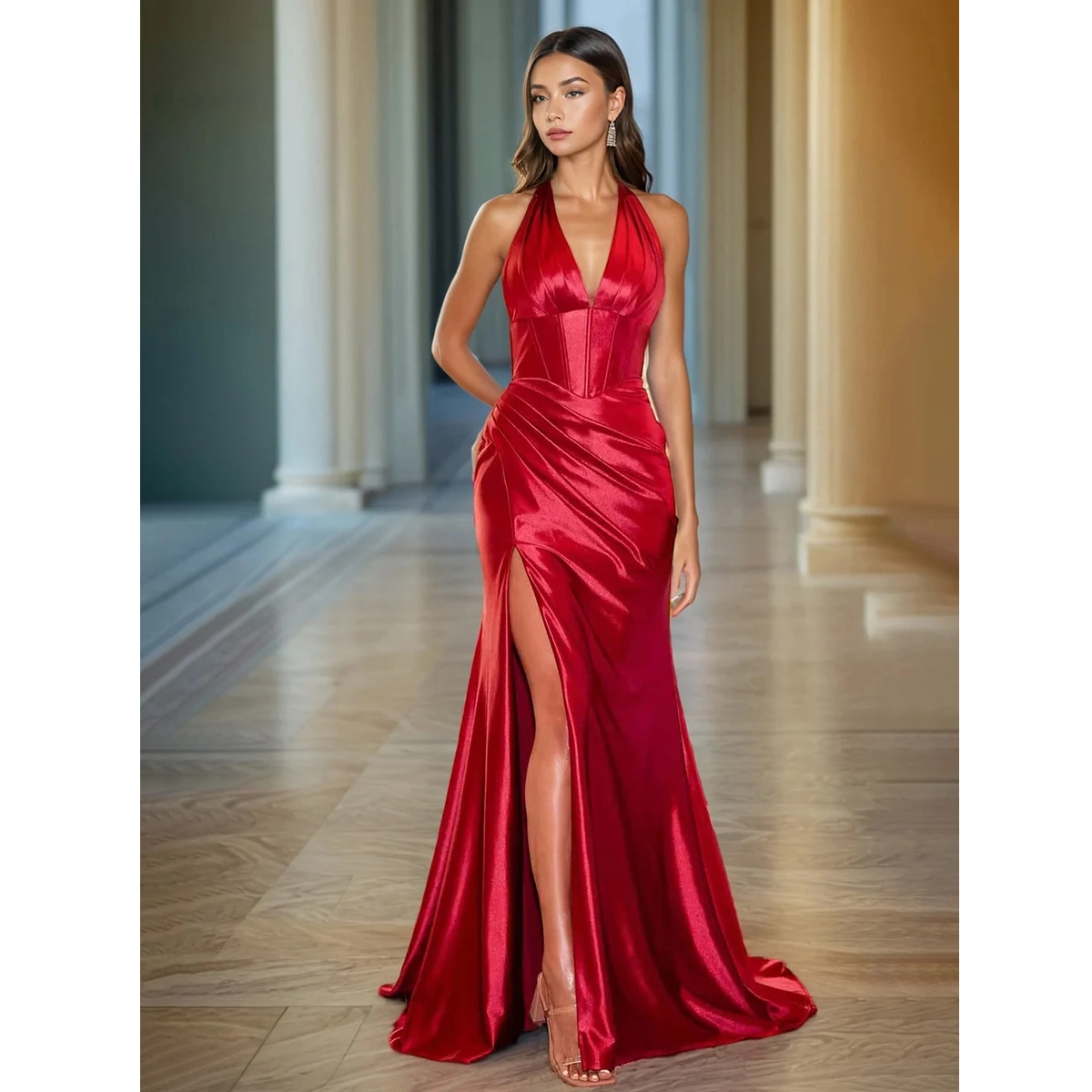Halter Prom Dress