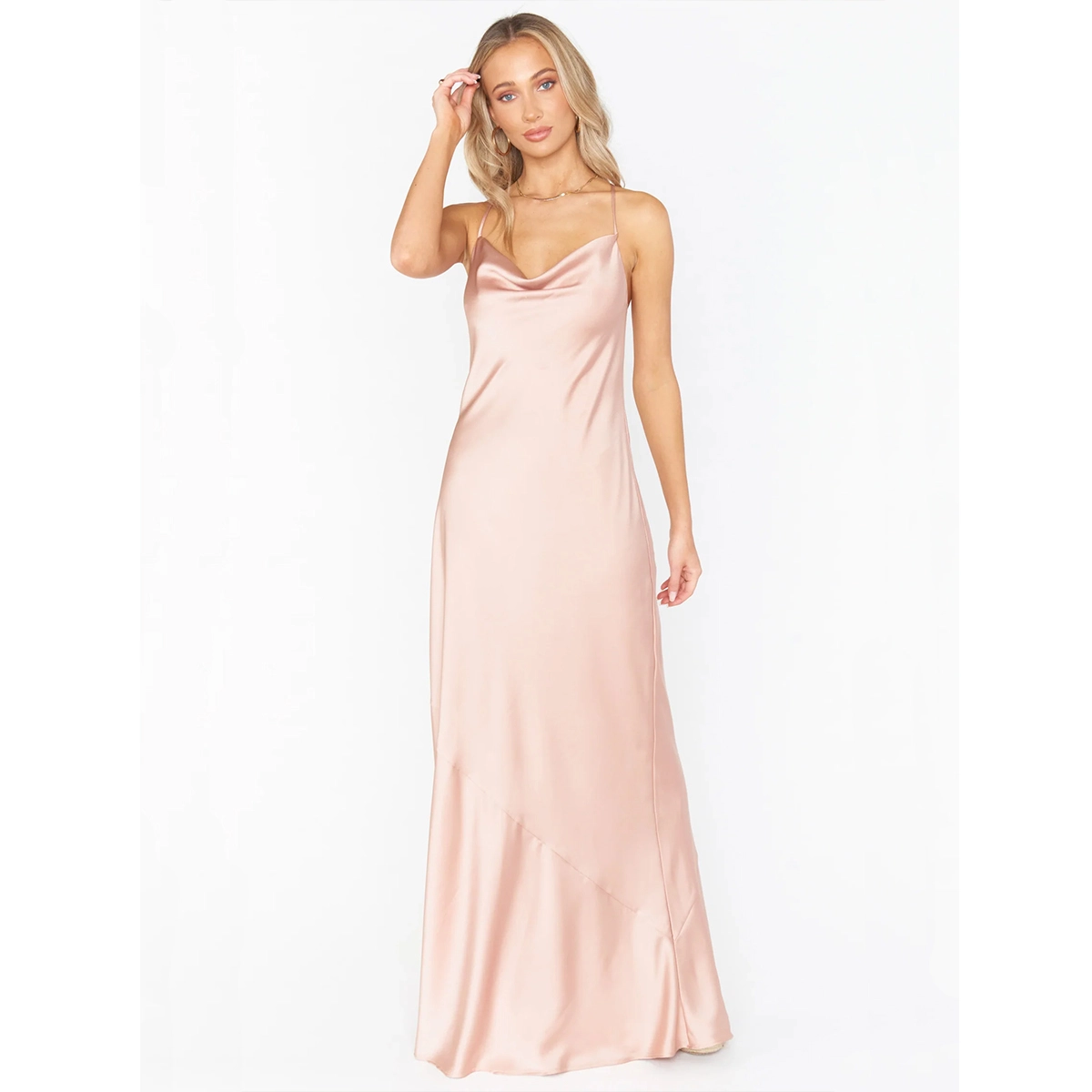 Satin Maxi Slip Dress