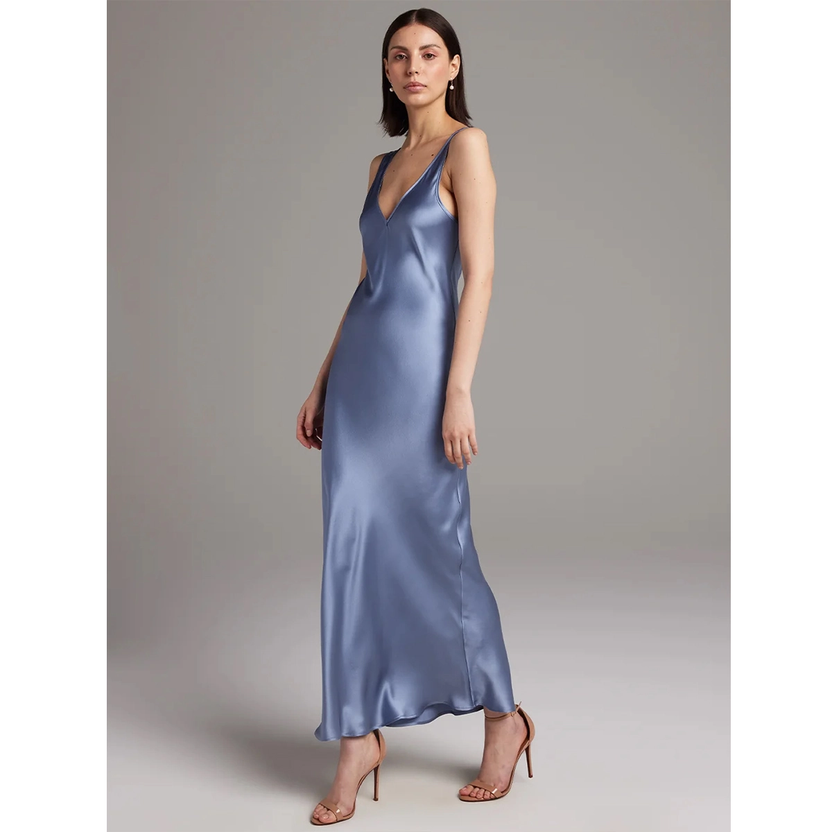 Silk Bias Cut Slip Dress