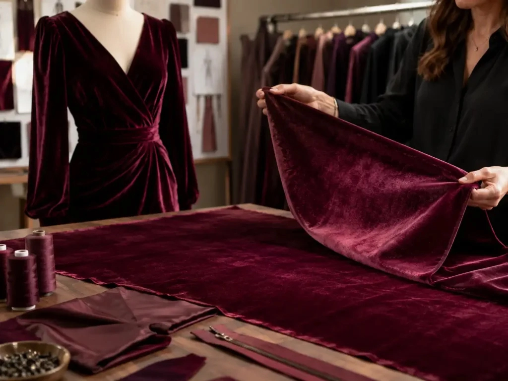 Burgundy-Velvet