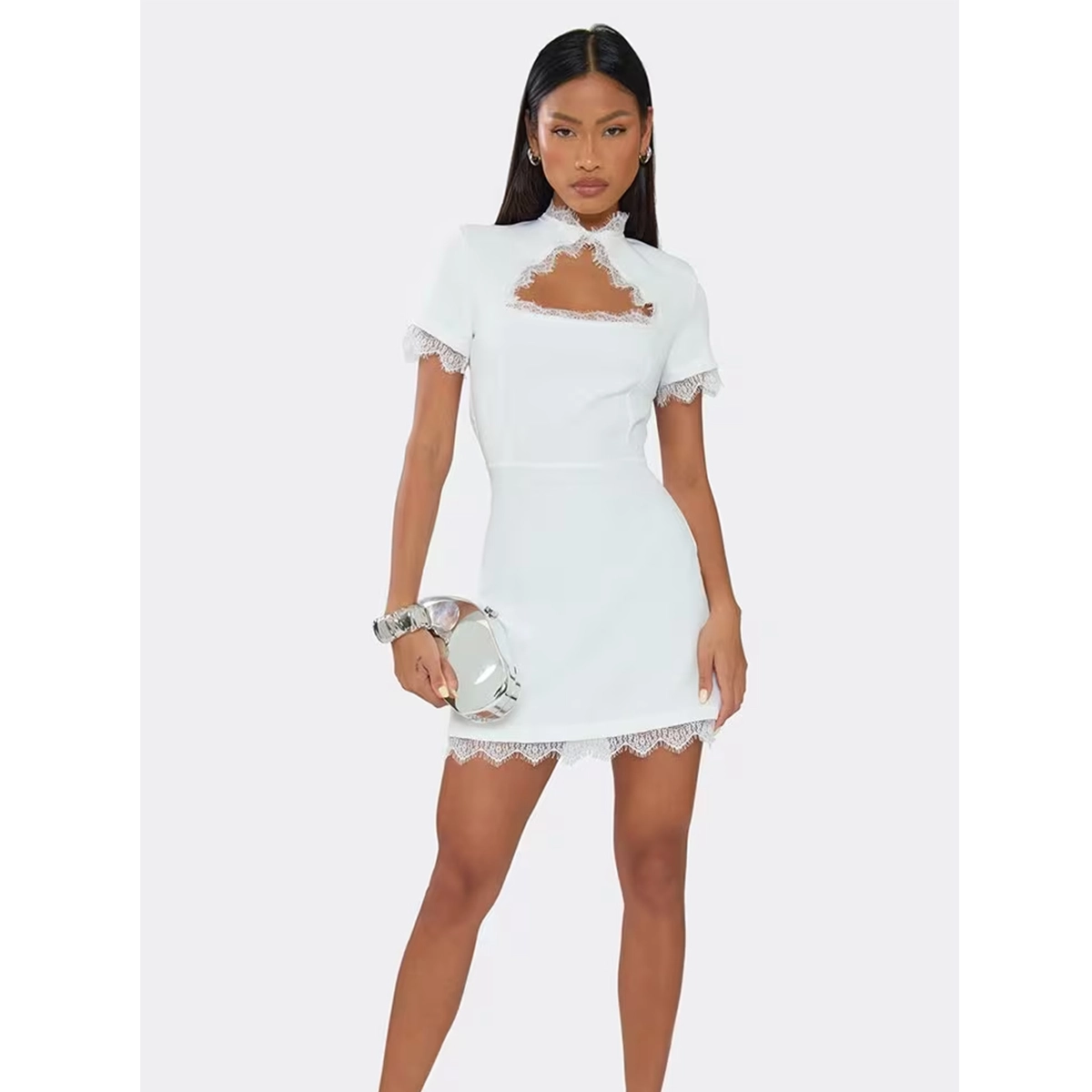 Cut-Out A-Line Dress