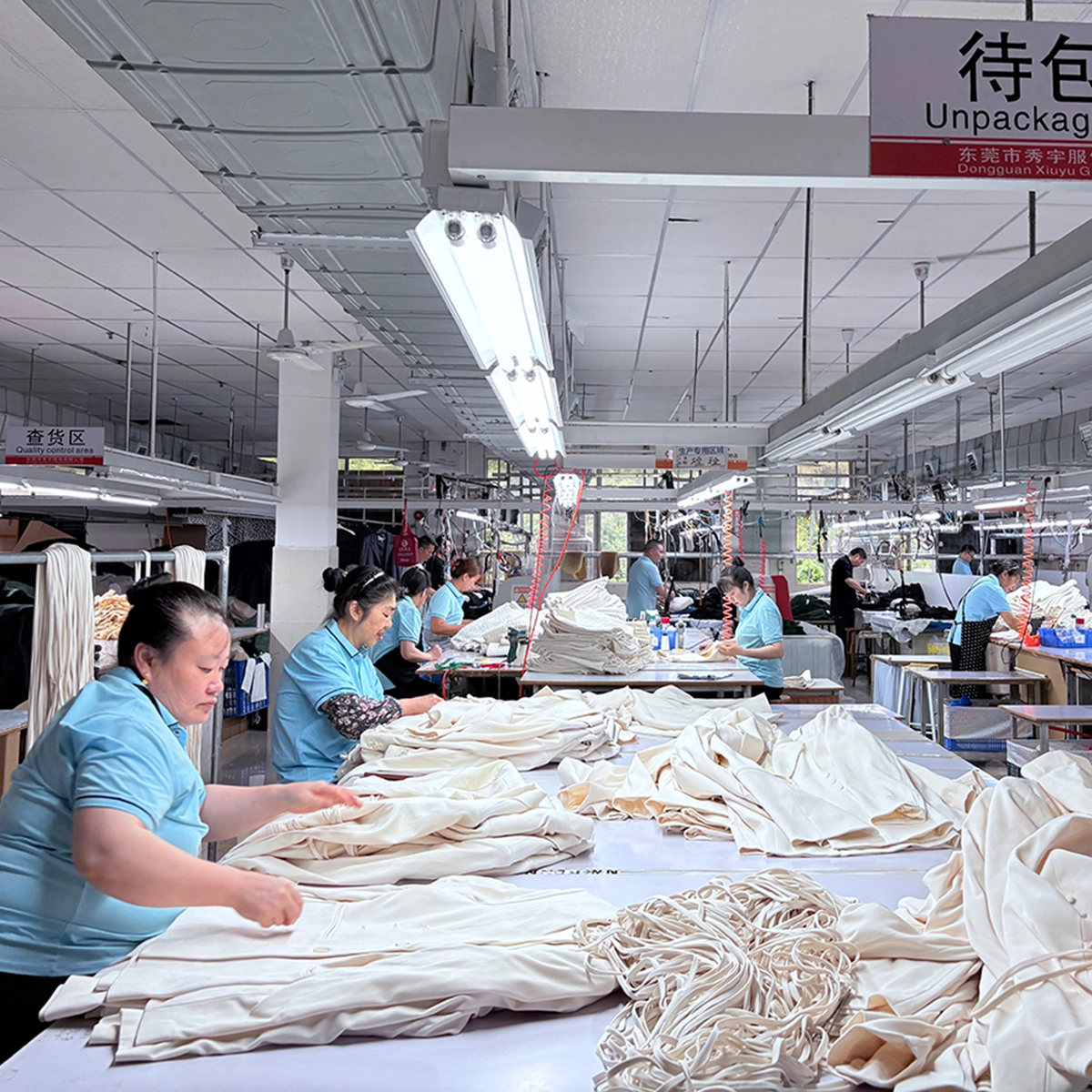 100% QC Inspection Dress Clothing Factory