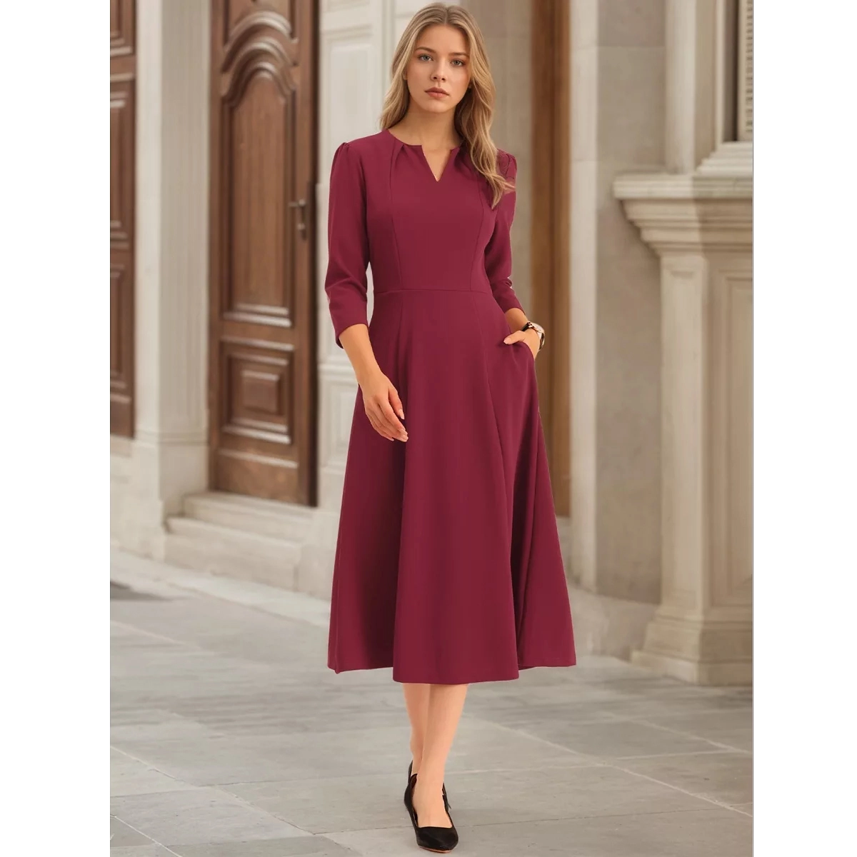 Office A-Line Dress
