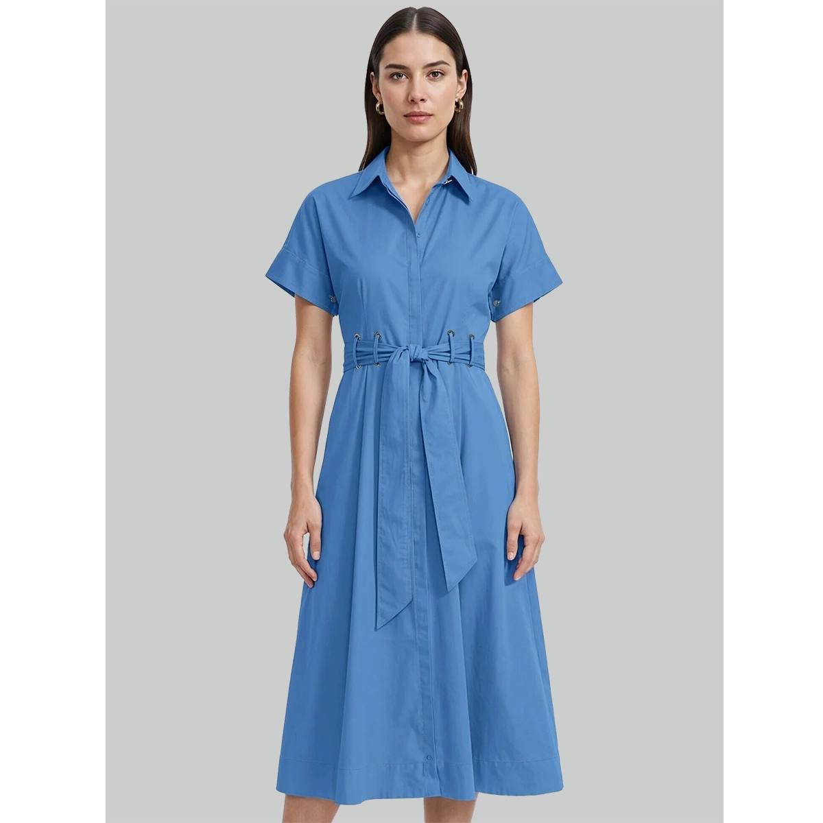 Cotton Shirt Dress