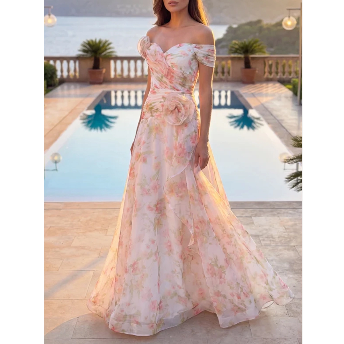 Floral A-Line Dress