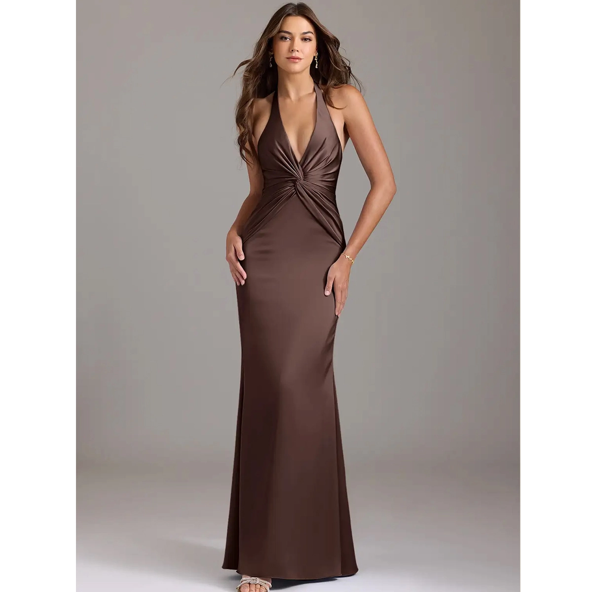 Halter Bridesmaid Dress