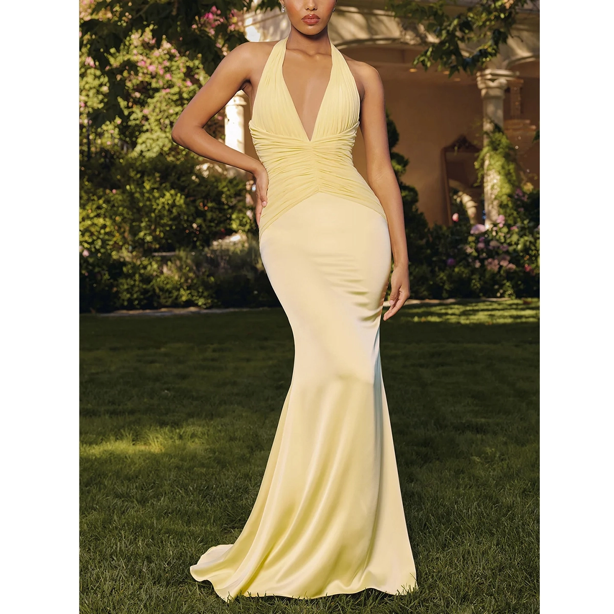 Halter Mermaid Dress