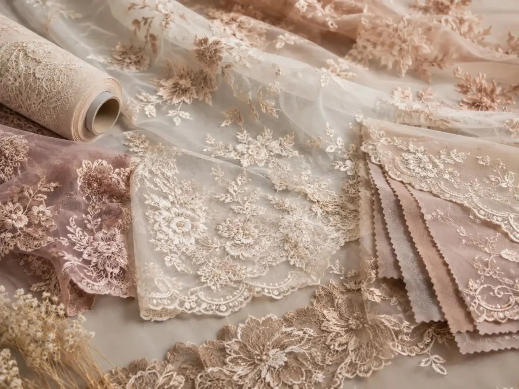 Lace-Embroidered-Mesh