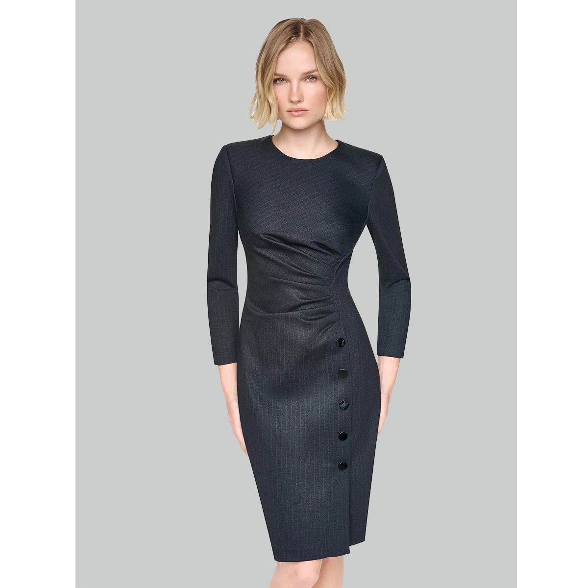 Long Sleeve Sheath Dress