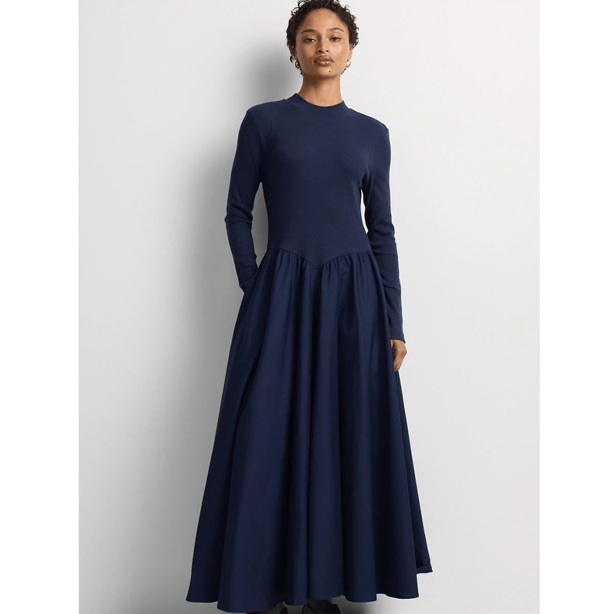 Maxi Fit and Flare Dress