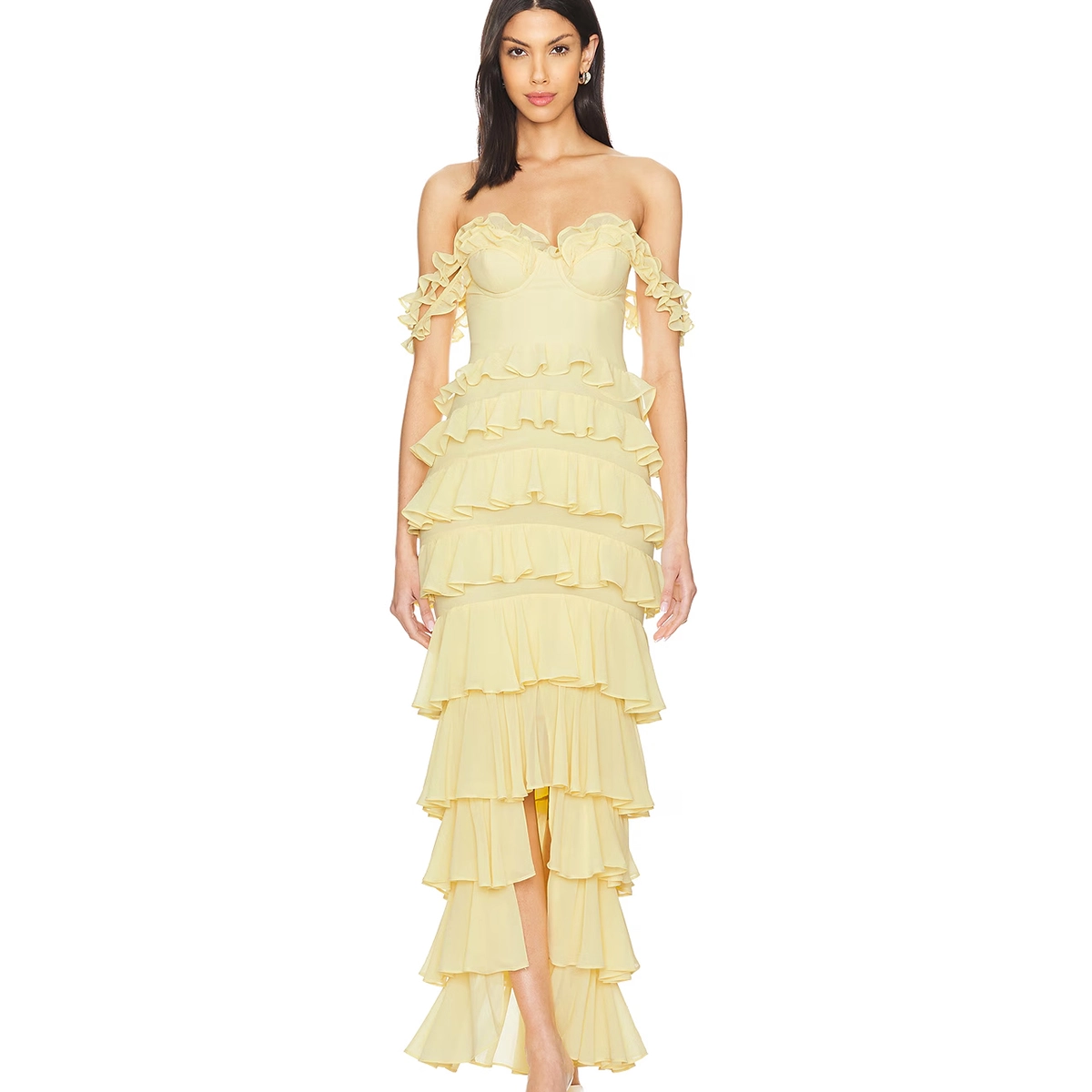 Off Shoulder Ruffle Dress