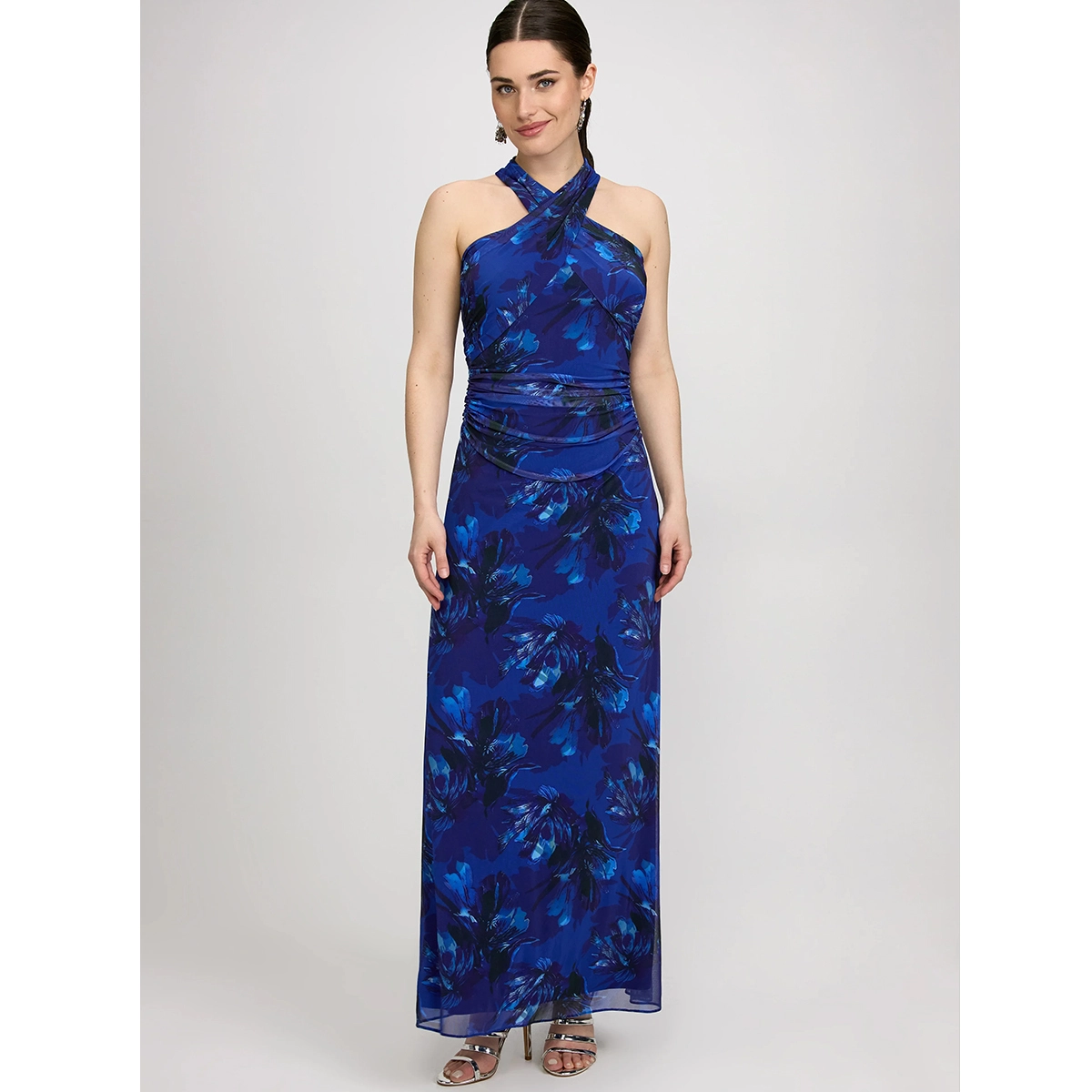 Printed Mesh Dress