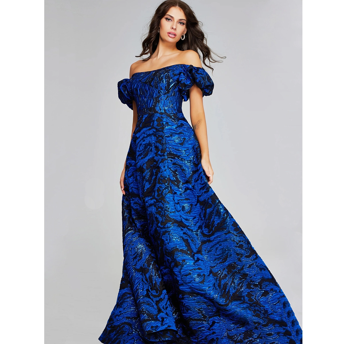 Puff Sleeve Off Shoulder Dress
