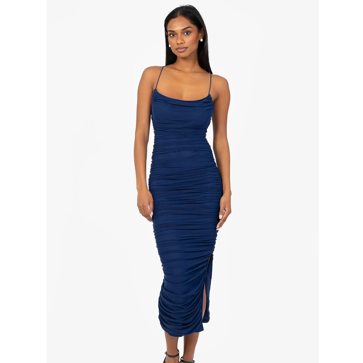 Ruched Midi Dress