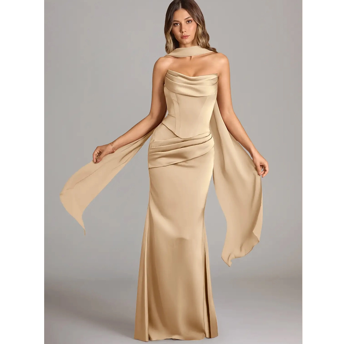 Strapless Bridesmaid Dress