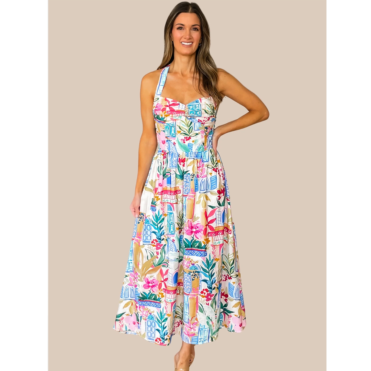 Summer Halter Dress