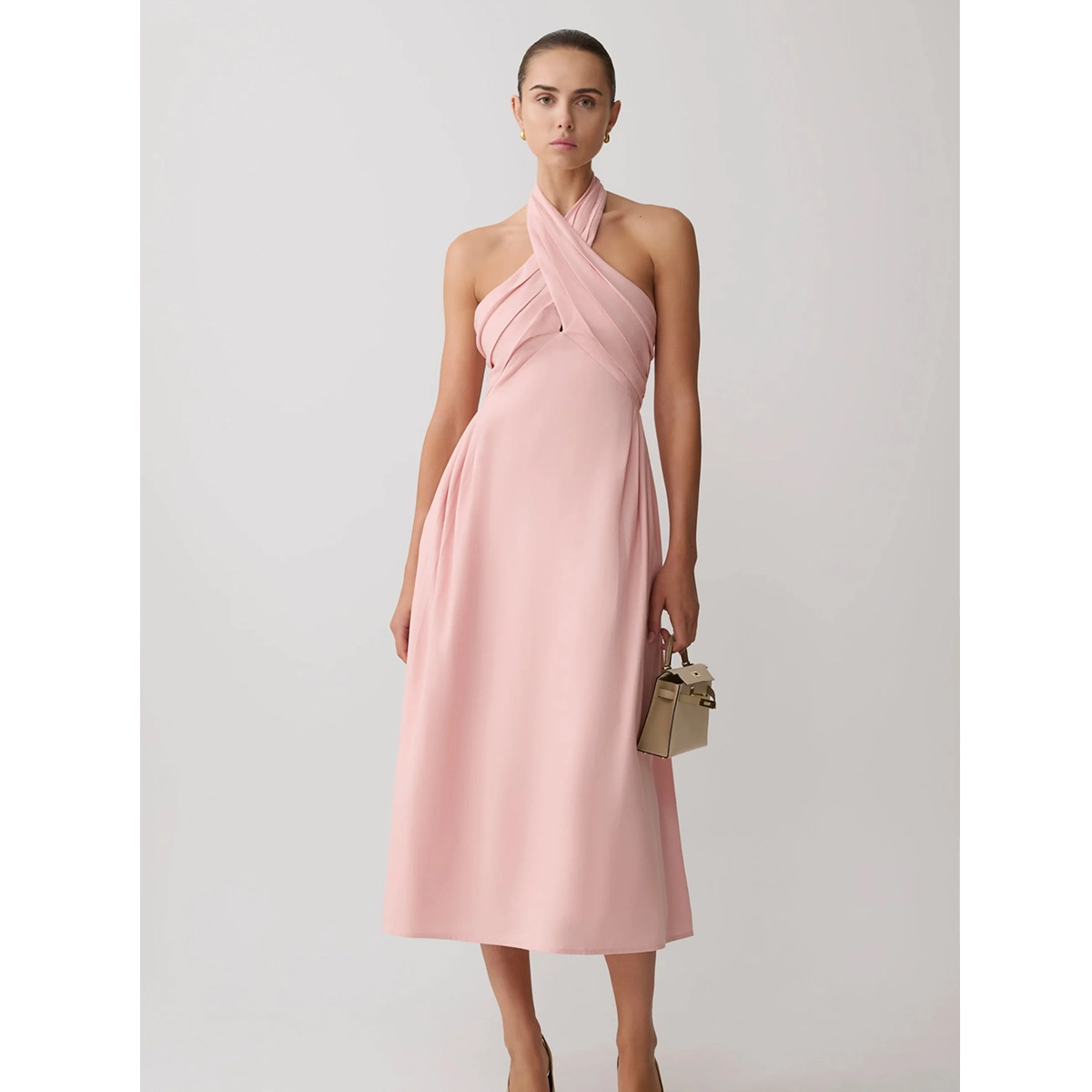 Linen Halter Dress